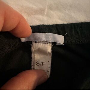 Eberjey Dark Green Pajama Pants with Lace Trim